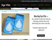 Tablet Screenshot of eyevitapet.com